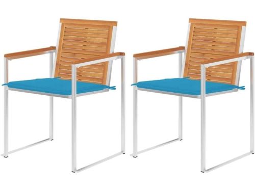 Tuinstoelen 2 stuks - Buitenstoelen Hout - Buiten dineren Relaxen