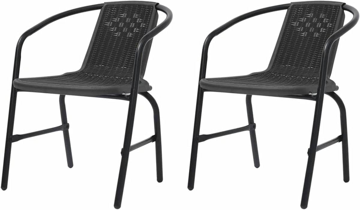 tuinstoelen 2 stuks buitenstoelen rotan genieten van buiten