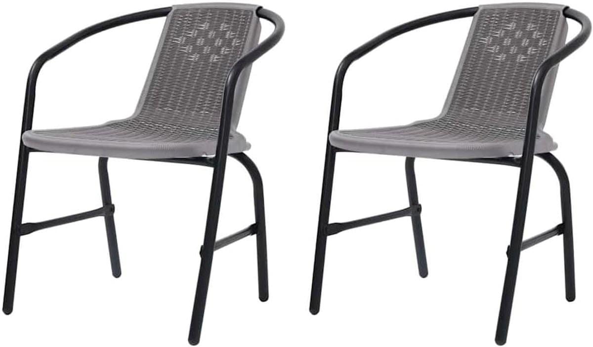 tuinstoelen 2 stuks kunststof stoelen buiten zitten