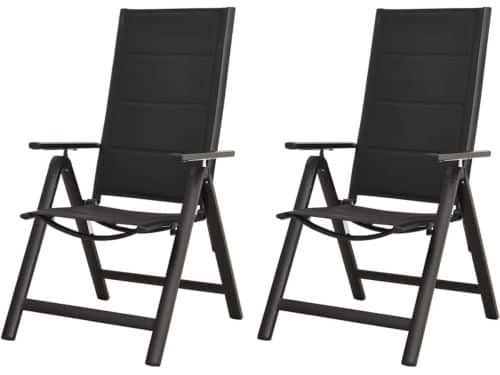 Tuinstoelen Inklapbaar - Terrasstoelen Balkonset - Ontspannen Buiten Zitten