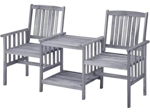 Tuinstoelen met tafel - Bistroset hout - Genieten van buiten