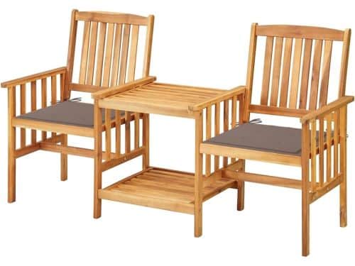 Tuinstoelen met tafel - Zitbank balkonset - Buiten ontspannen