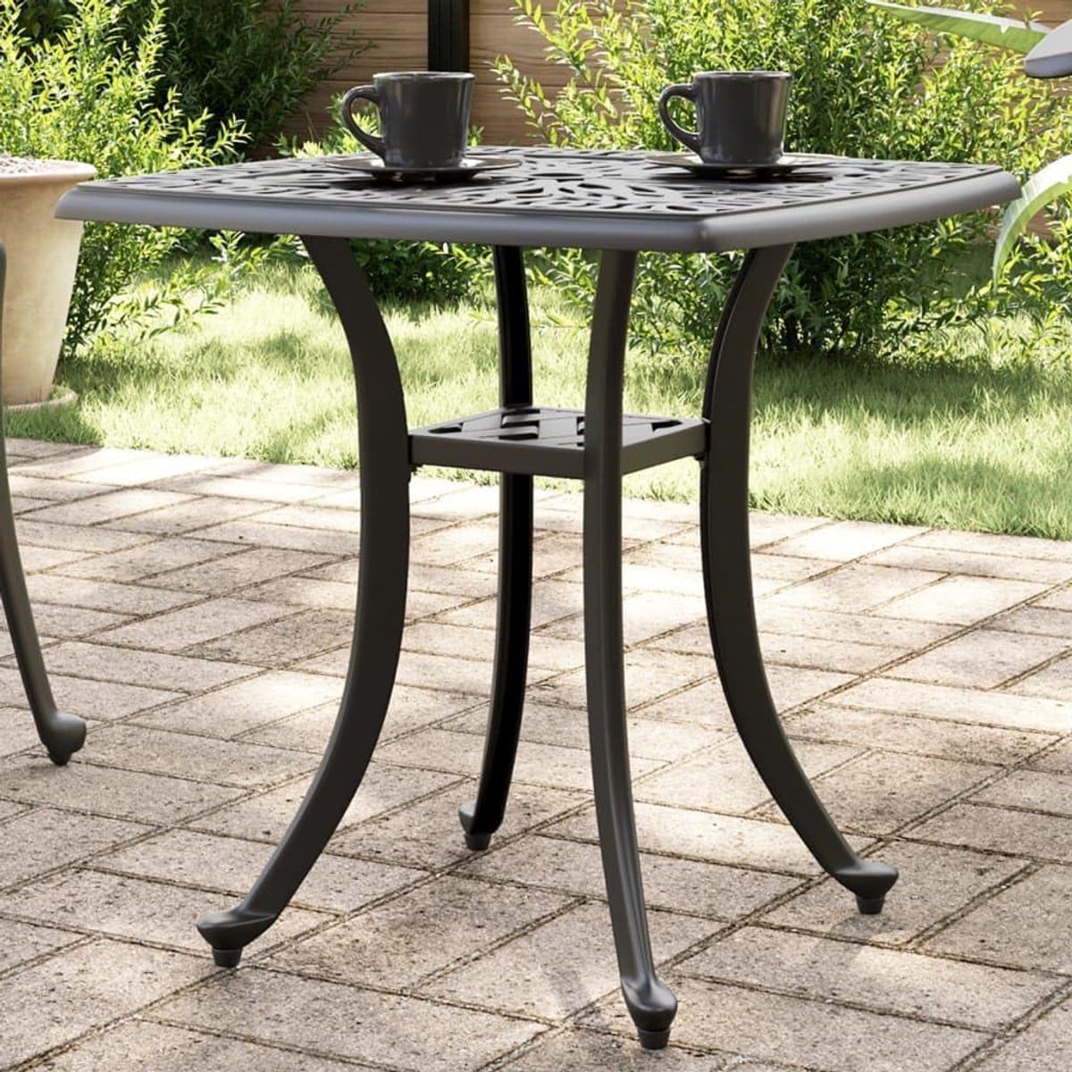 tuintafel balkontafel bijzettafel buiten zitten parasolgat