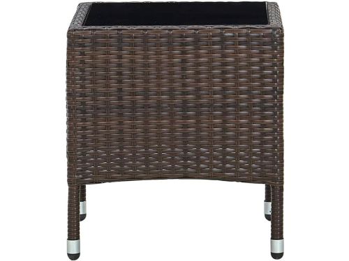 Tuintafel - Bijzettafel buiten - Buitenruimte decoreren - Onderhoudsvriendelijk rotan