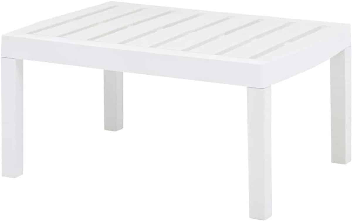 tuintafel bijzettafel terrastafel kunststof buiten zitten weerbestendig