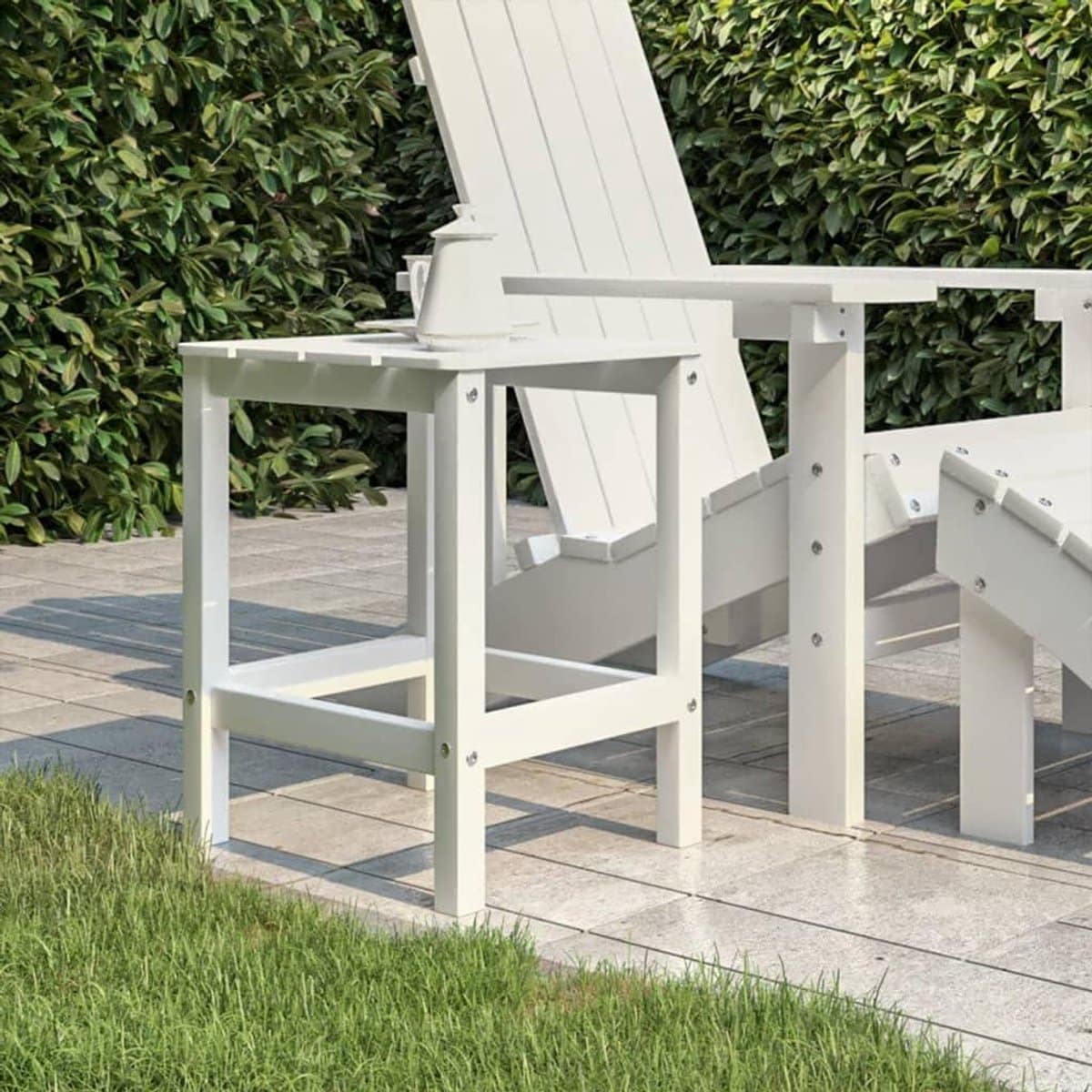 tuintafel hdpe bijzettafel buiten terras ontspannen onderhoudsvriendelijk