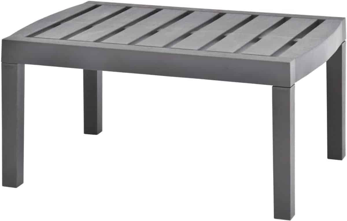 tuintafel mokka bijzettafel buiten genieten in de tuin