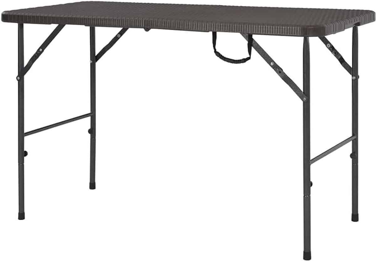 tuintafel opvouwbaar klaptafel balkontafel buiten zitten rotan