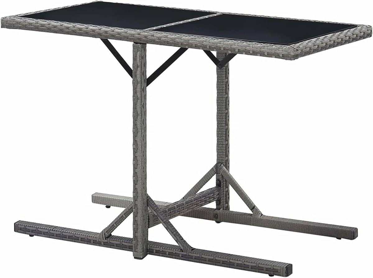 tuintafel polyrotan terrastafel bijzettafel buiten genieten waterdicht