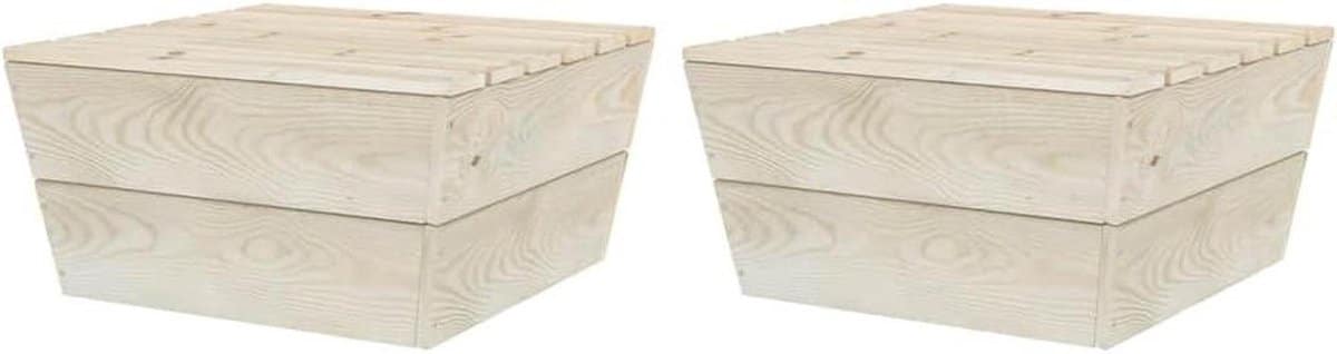 tuintafel set bijzettafel hout buiten genieten modulair