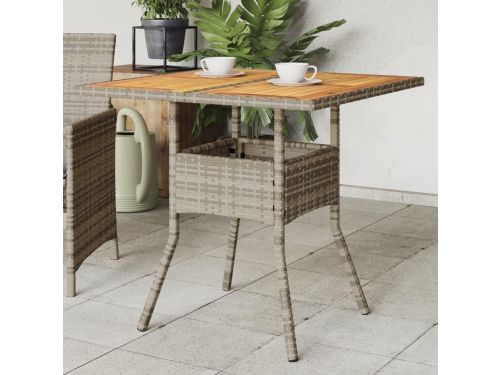 Tuintafel - Terrastafel bijzettafel - Buiten genieten - Hout en