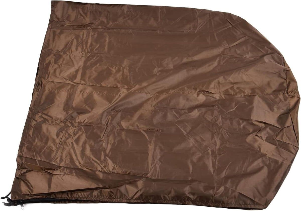 tuinverwarmingshoes waterdicht zonwerend regendicht terrasverwarmingshoesbeschermer 190 gecoat zilver polyester taffeta