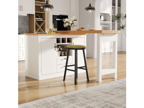 Uittrekbare Bartafel - Draaibare Tafel Eettafel - Ruimte Besparen