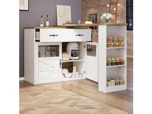 Uittrekbare Bartafel - Eetbar Keuken - Flexibel Gebruik - 360