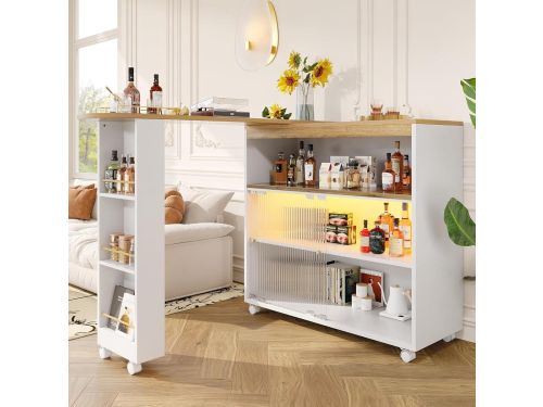 Uittrekbare Bartafel - Eettafel Sideboard - Ruimte Besparen - Met