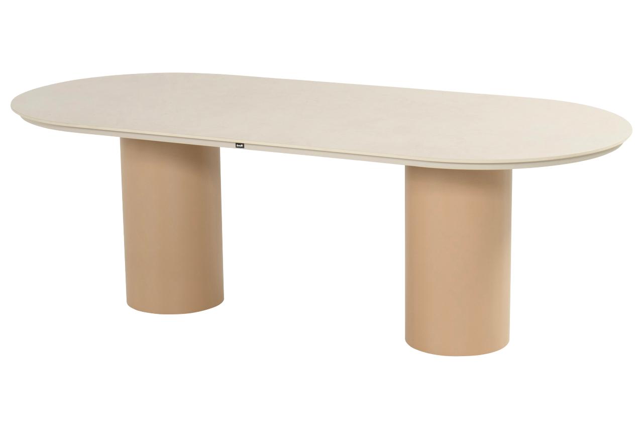 valencia dining tuintafel 220x100cm cappuccino hartman hartman