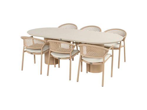 Valencio Taragona Diningset Cappucino Hartman - Hartman