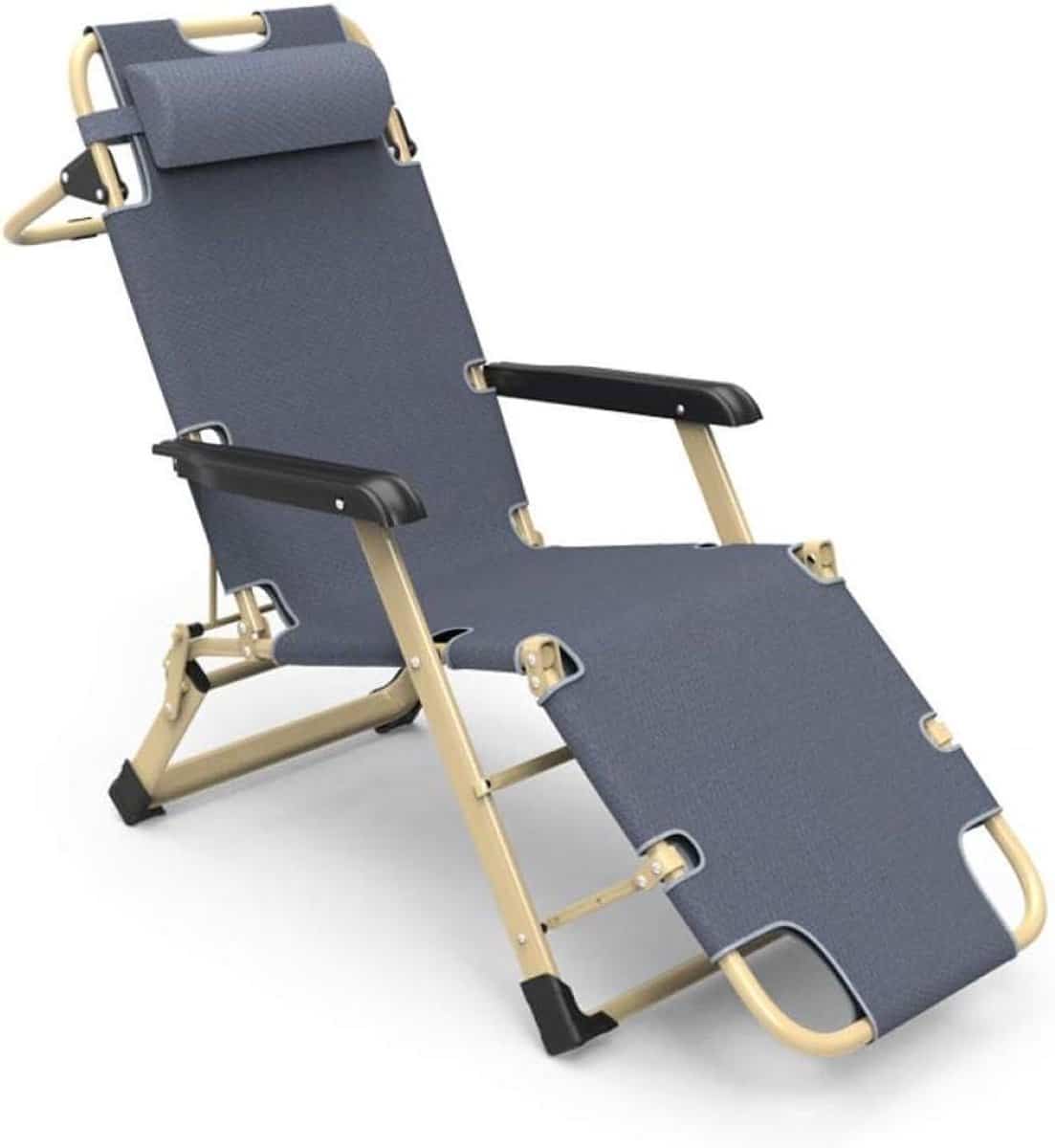 verstelbare lounger tuinstoel relaxfauteuil ontspannen buiten zero