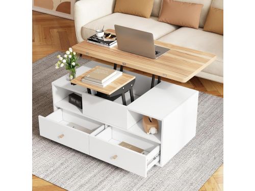 Verstelbare Salontafel - Klaptafel Woonkamer - Ruimtebesparing Kleine Woning