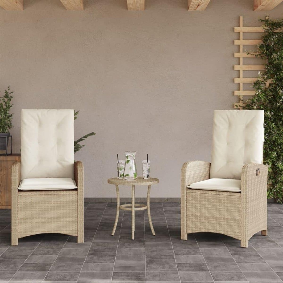 verstelbare tuinstoelen lounger relaxstoelen buiten ontspannen met