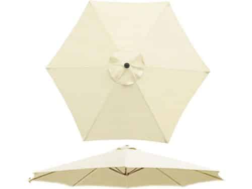 Vervangingsdoek Parasol - Parasolhoes Buiten - Terras Schaduw - Geventileerde