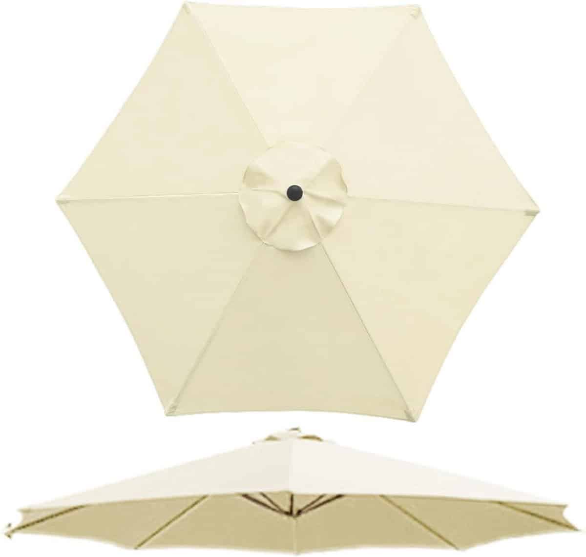 vervangingsdoek parasol parasolhoes buiten terras schaduw geventileerde