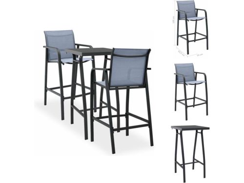 vidaXL Barset - Barsets - Tuinbarset - Tuinbarsets - 3-delige