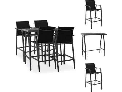 vidaXL Barset - Barsets - Tuinbarset - Tuinbarsets - 5-delige