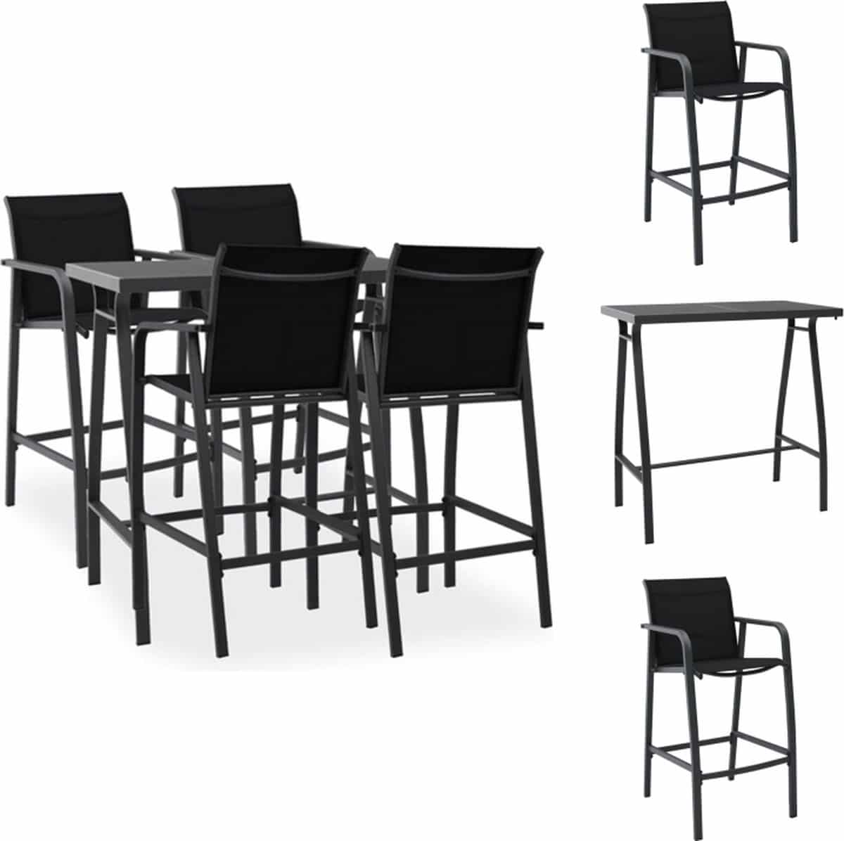 vidaxl barset barsets tuinbarset tuinbarsets 5 delige