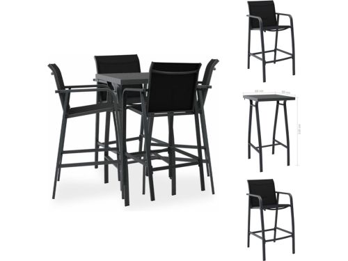 vidaXL Barset - Barsets - Tuinbarset - Tuinbarsets - 5-delige