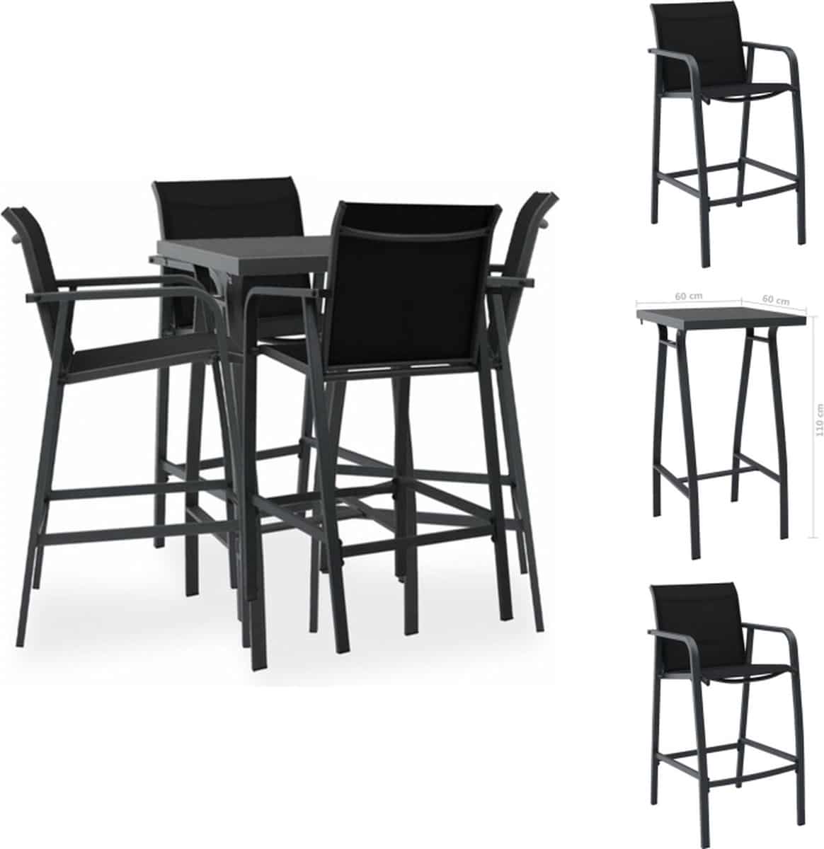 vidaxl barset barsets tuinbarset tuinbarsets 5 delige