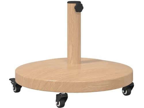 vidaXL - Parasolvoet - Licht - Hout - 48