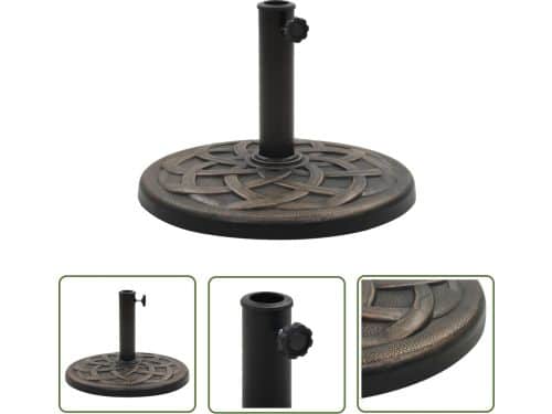 vidaXL - Parasolvoet - rond - 19 - kg