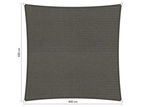 Vierkant schaduwdoek 4,00x4,00 m Cool Grey Shadow Comfort - Shadow comfort