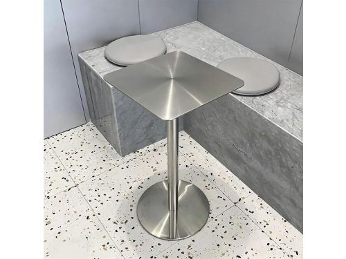 Vierkante Bartafel - Eettafel Hoog - Thuiskeuken Gebruik - Roestvrij