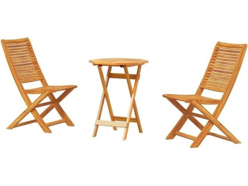 Vouw bistroset - Acaciahout buiten - Gezellig buiten zitten