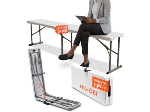 Vouwbank - Picknickbank - Buiten Zitten - Robuuste Stalen Frame