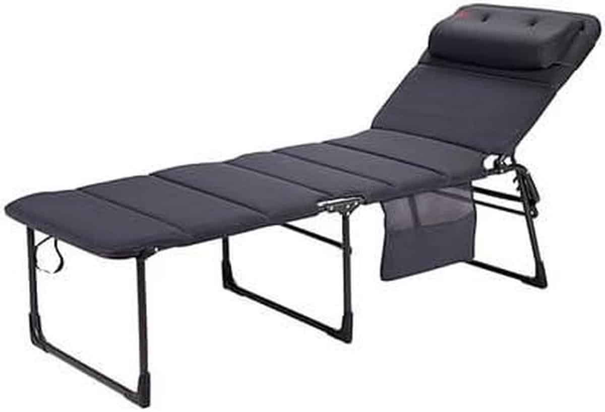 vouwbed air deluxe ligbed camping ontspanning buiten verstelbaar