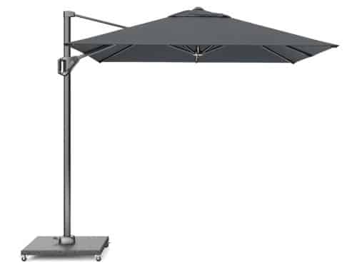 Voyager T1 250x250 cm antraciet zweefparasol zonwering Platinum - Platinum