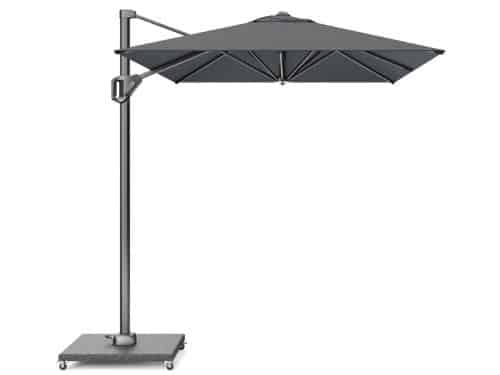 Voyager T1 300x200 cm antraciet zweefparasol zonwering Platinum - Platinum