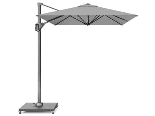 Voyager T1 300x200 cm lichtgrijs zweefparasol zonwering Platinum - Platinum