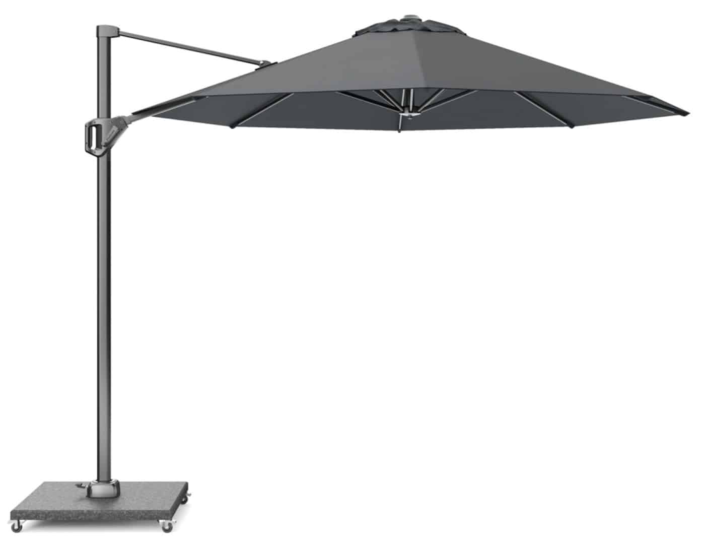 voyager t1 dia. 300 cm antraciet zweefparasol zonwering platinum platinum