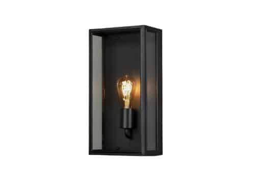 Wandlamp carpi e27 h40b20cm zwart Konstsmide - Konstsmide