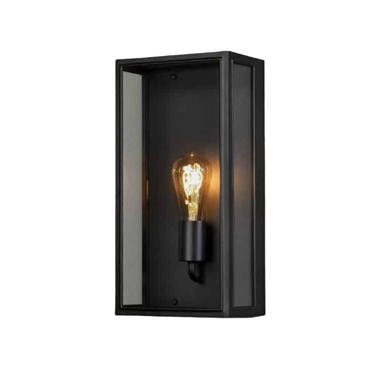 wandlamp carpi e27 h40b20cm zwart konstsmide konstsmide