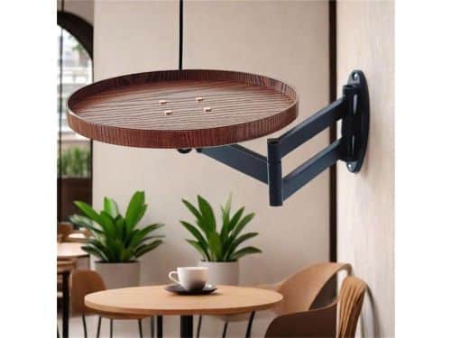 Wandtafel Rond - Klaptafel - Ruimte Besparen - 180 Graden