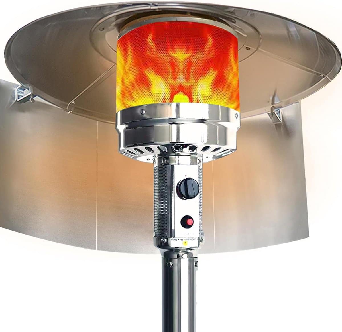 warmtefocusscherm voor terrasverwarmer warmtereflector voor buitenverwarming
