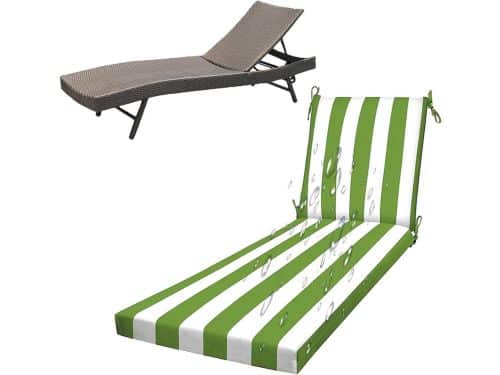 Waterdicht Zitkussen - Tuinmatras Ligbed - Buiten Ontspannen - Dubbel