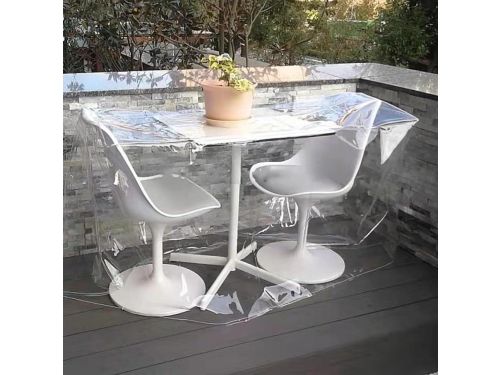 Waterdichte terrasmeubelhoes, scheurvast en winddicht, buitenhoes voor banken en stoelen