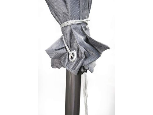 Weerbestendige beschermhoes voor parasols - Grijs - Ø 300 cm