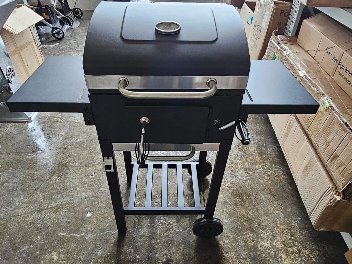 wentinkmo houtskoolgrill dekseldeksel houtskool barbecue camping picknick en
